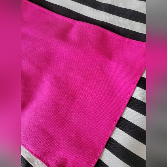NWT Victoria's Secret Stripped Beach Tote - Picture 9 of 12